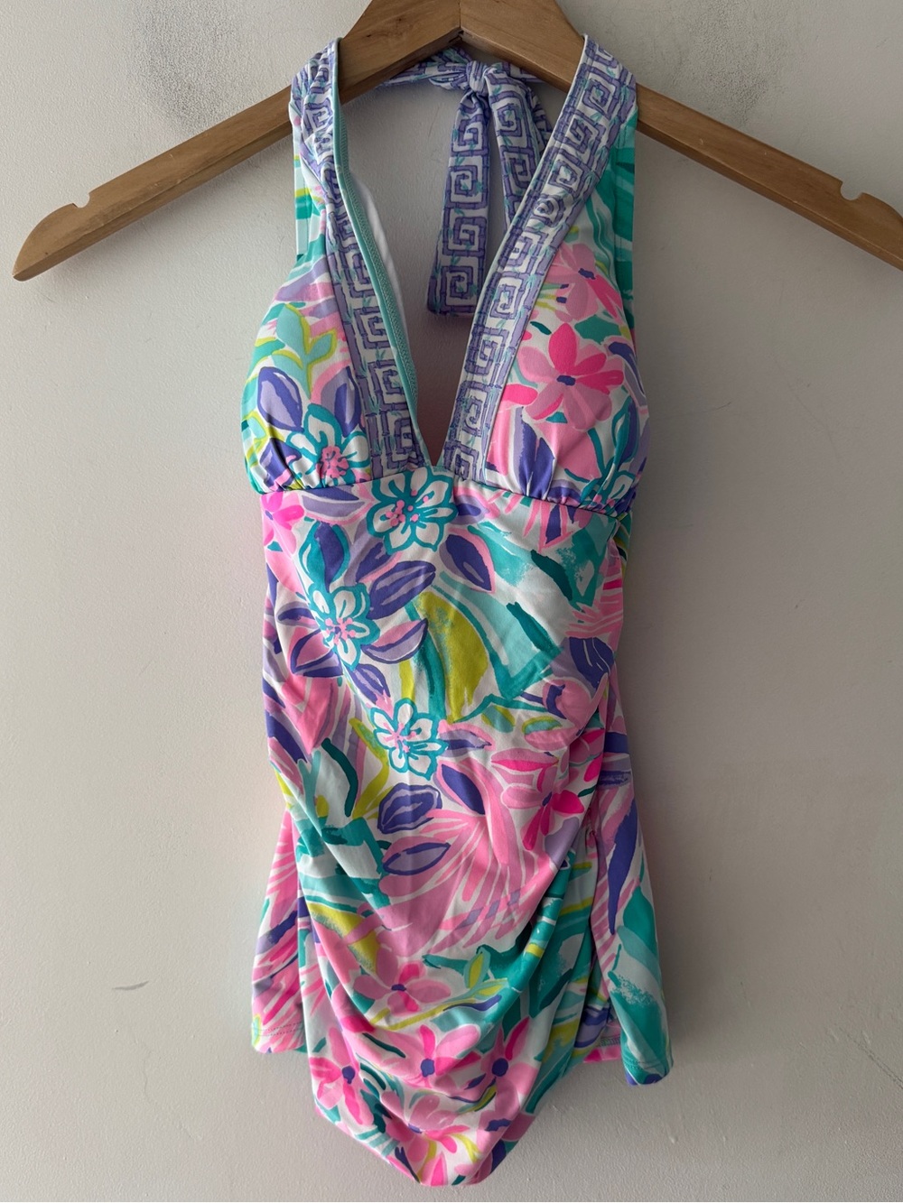 Lilly Pulitzer‎ Bliss Halter Tankini Top It Was All A Dream Print